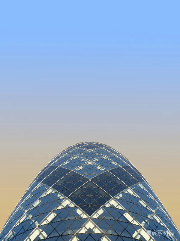 高清摄影 现代几何建筑的玻璃穹顶