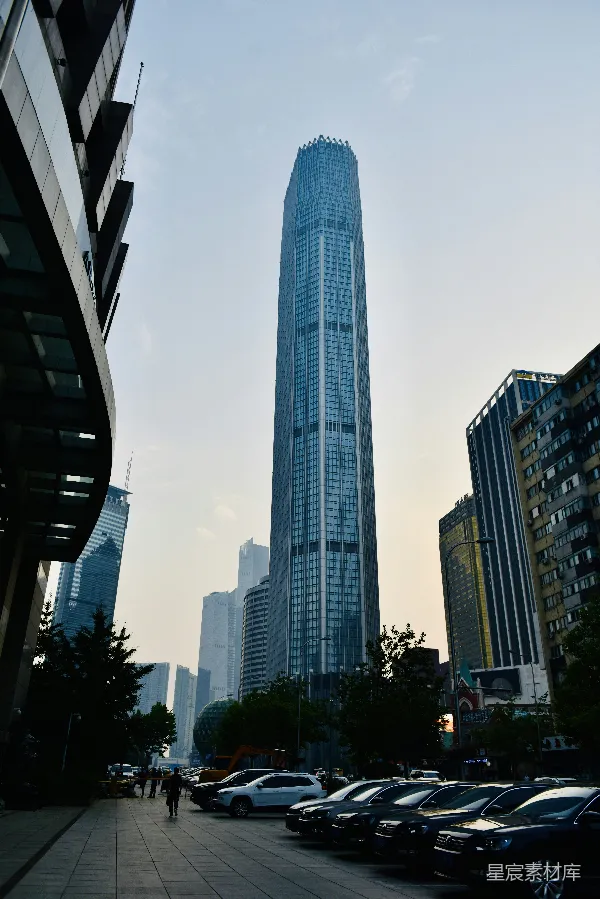 高清摄影 重庆解放碑CBD地标建筑