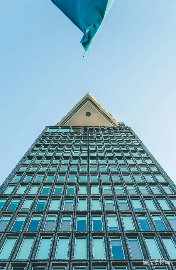高清摄影 仰望高楼的现代建筑