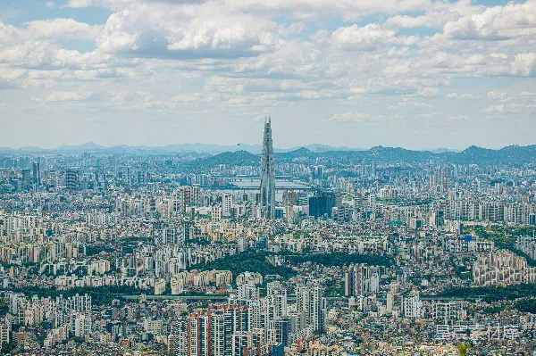 高清摄影 首尔城市全景