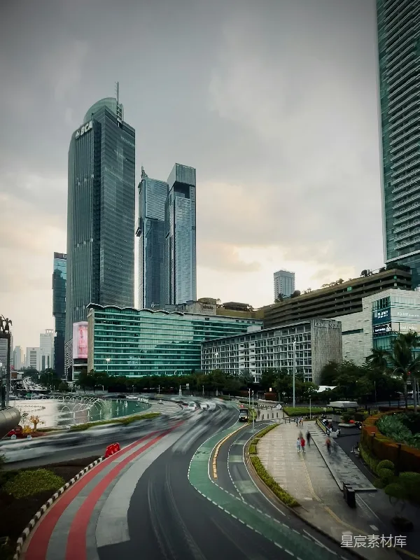 高清摄影 现代都市的繁忙景象
