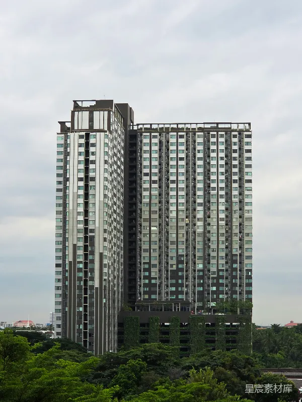 高清摄影 现代化高层住宅楼