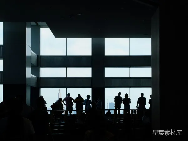 高清摄影 观望城市的剪影