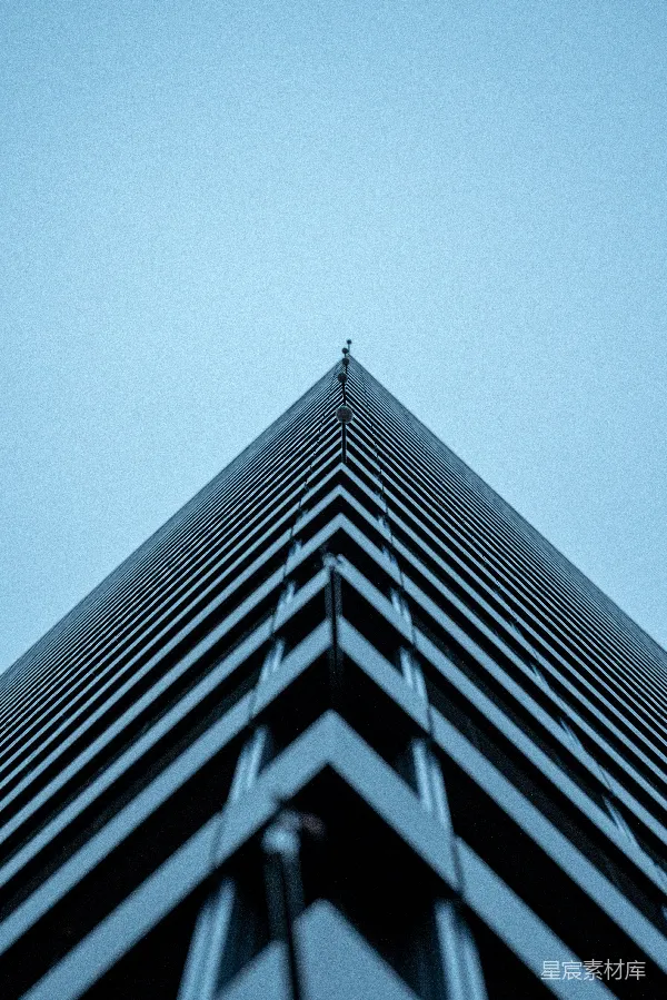 高清摄影 仰视摩天大楼的现代都市风景