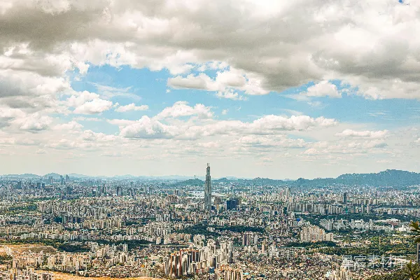 高清摄影 首尔城市全景