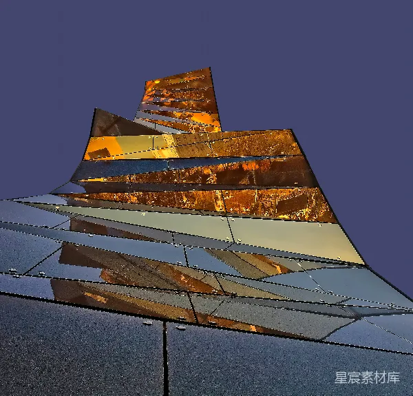 高清摄影 镜面建筑的几何之美