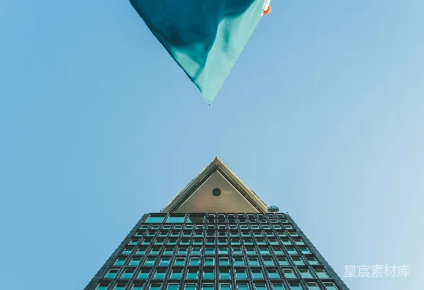 高清摄影 仰望天空的建筑