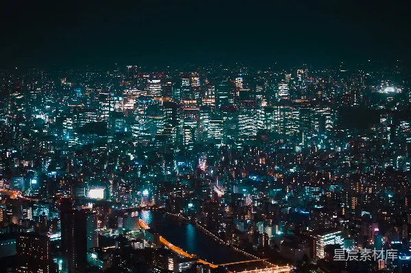 高清摄影 璀璨夜景：都市的脉动