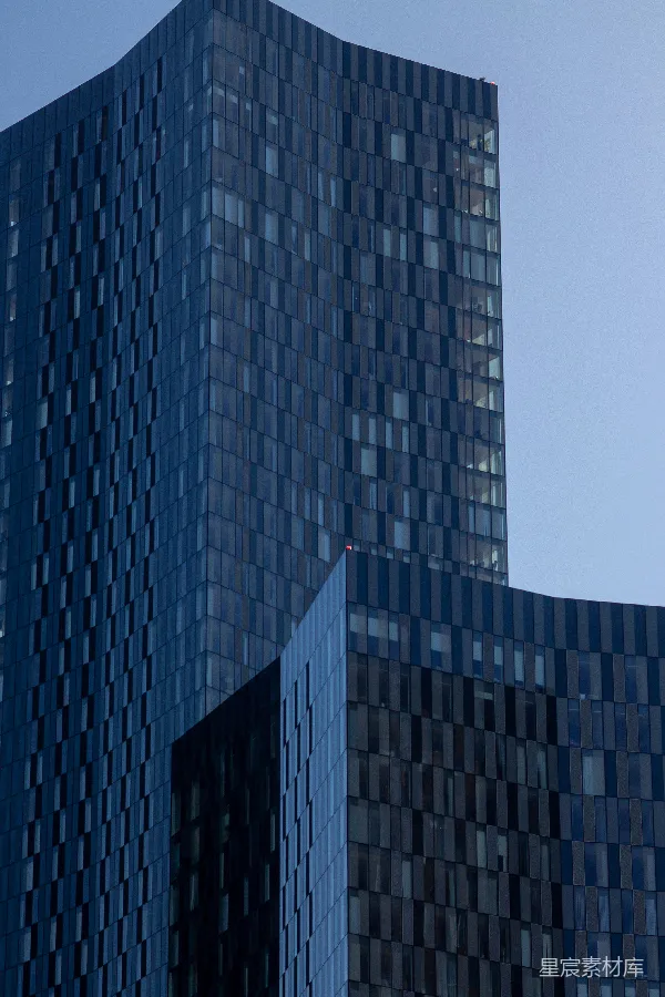高清摄影 现代都市的玻璃幕墙建筑
