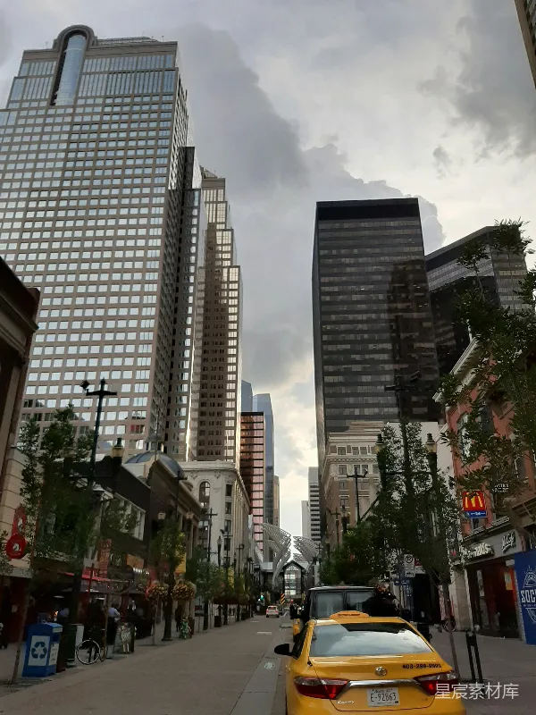 高清摄影 城市街道的现代景观