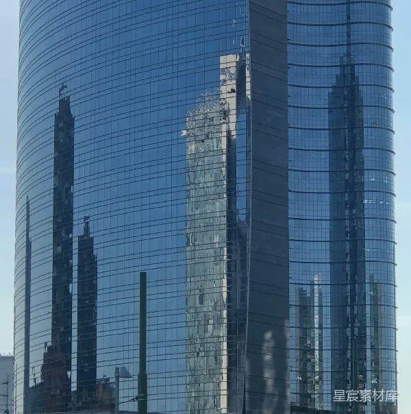 高清摄影 现代都市的玻璃幕墙建筑