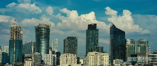 高清摄影 现代都市天际线
