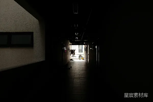 高清摄影 昏暗走廊