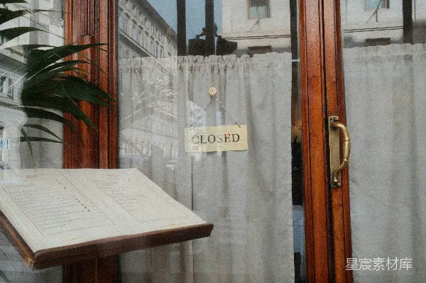 高清摄影 餐厅闭店