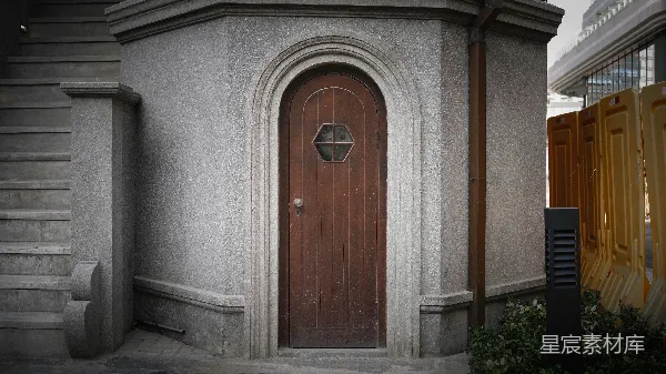 高清摄影 复古建筑入口