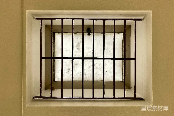高清摄影 铁栅栏窗户