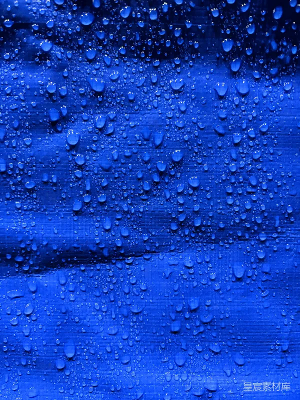 高清摄影 蓝色雨滴纹理背景
