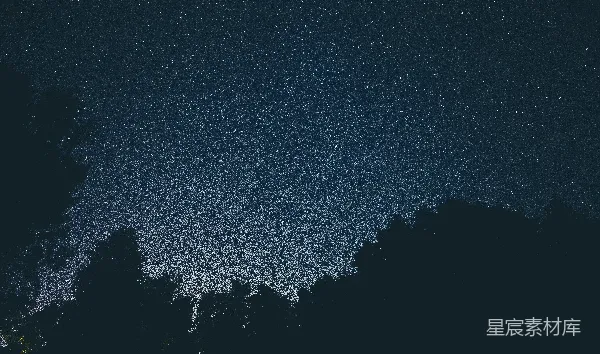 高清摄影 星空下的神秘大陆