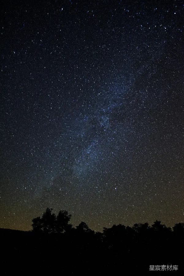 高清摄影 星空下的宁静夜景