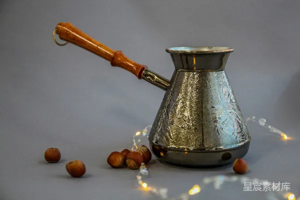 高清摄影 传统土耳其咖啡壶