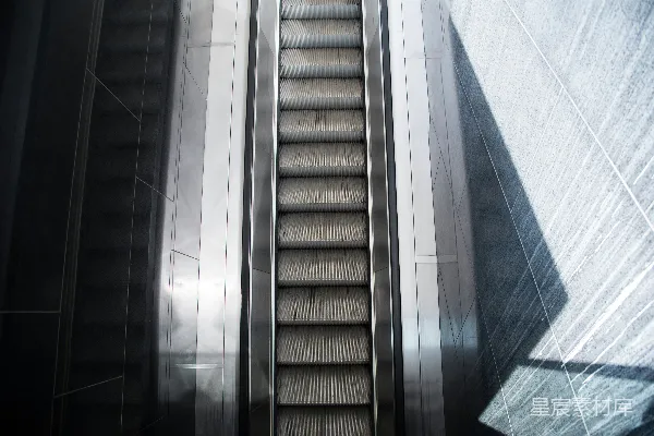 高清摄影 现代建筑中的自动扶梯