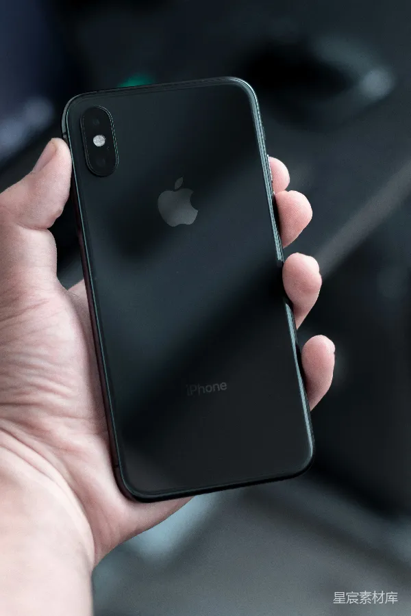 高清摄影 手持黑色iPhone X