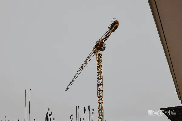 高清摄影 工业建筑中的塔吊