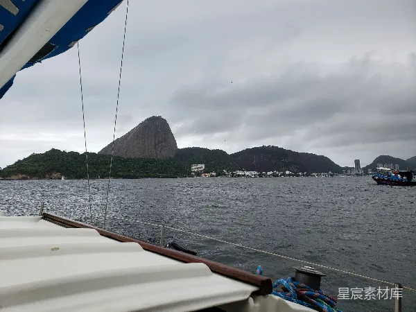 高清摄影 航拍里约热内卢的糖面包山