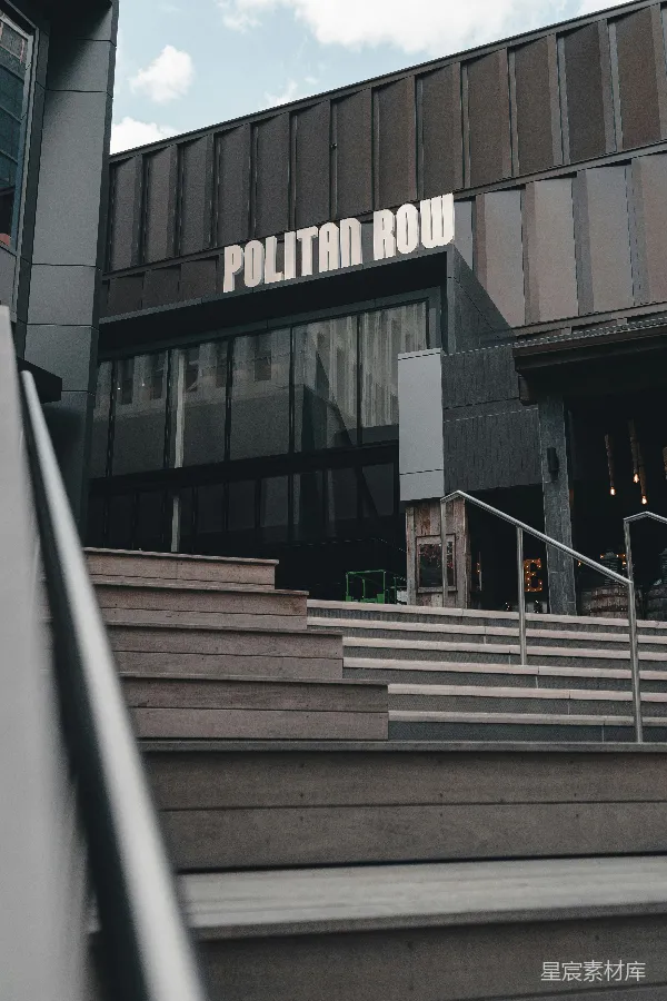 高清摄影 城市景观中的POLITAN ROW