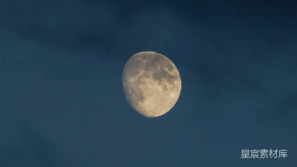 高清摄影 夜空中的一轮明月
