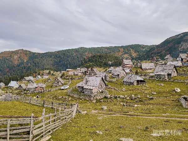 高清摄影 山村景色