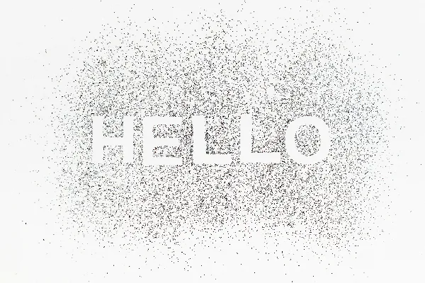 高清摄影 HELLO点阵艺术