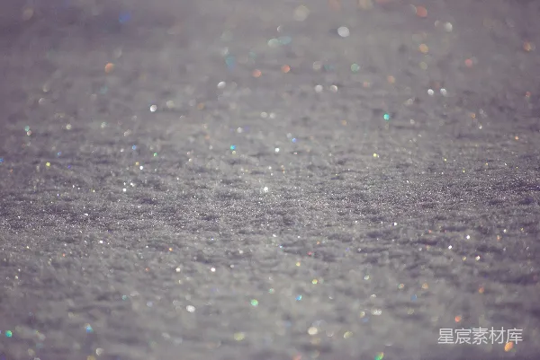 高清摄影 阳光下的雪花
