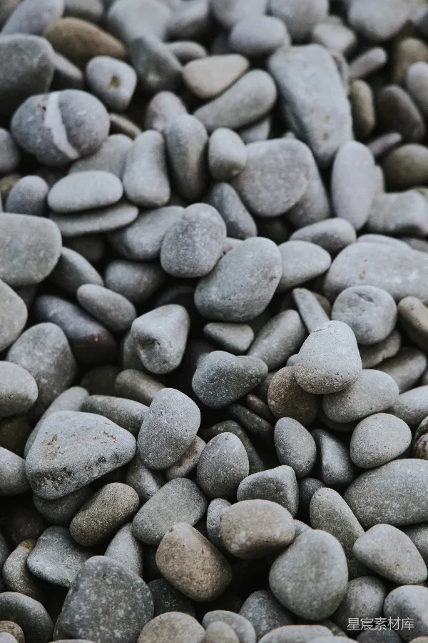 高清摄影 灰色鹅卵石纹理