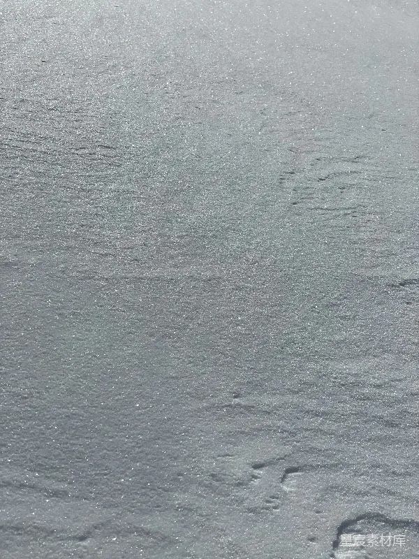 高清摄影 雪地足迹
