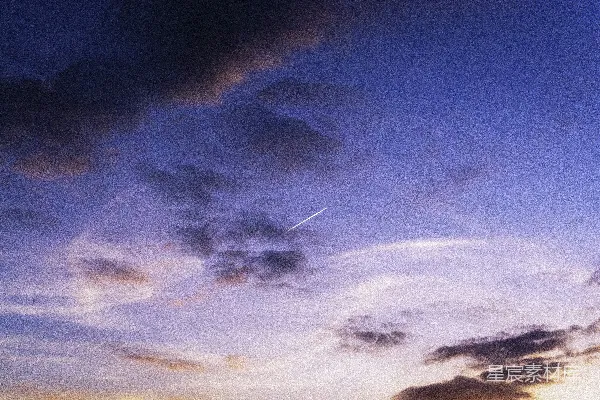 高清摄影 流星划过夜空