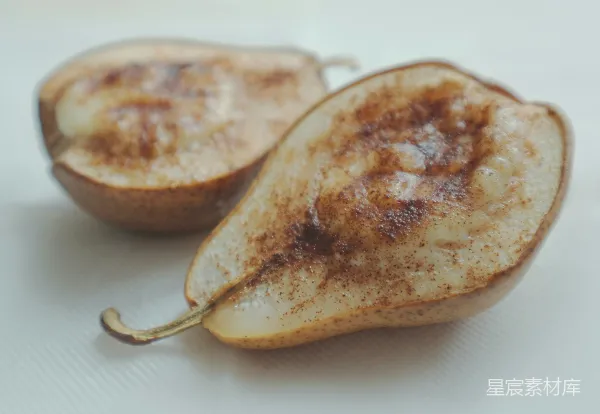 高清摄影 香烤梨