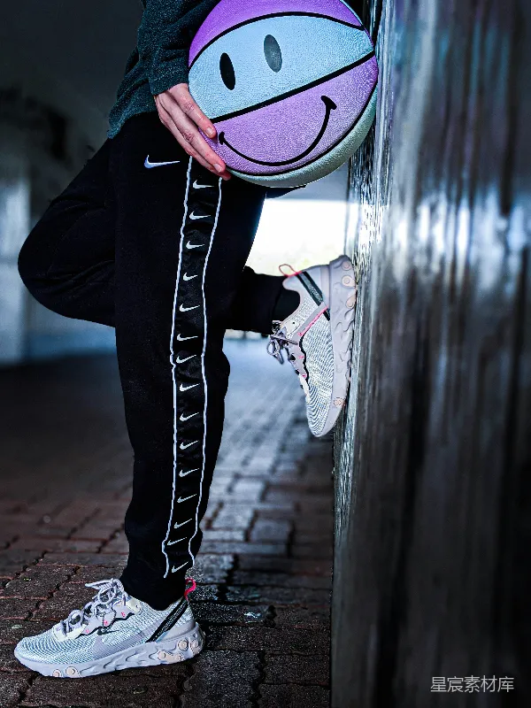 高清摄影 街头篮球：微笑篮球与NIKE穿搭