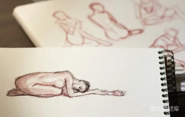 高清摄影 人体素描练习 - 睡眠姿态