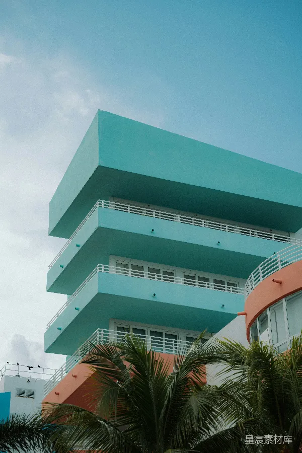 高清摄影 复古海滨建筑