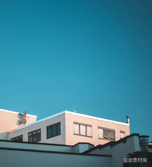 高清摄影 蓝天下的建筑