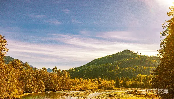 高清摄影 秋日山河图