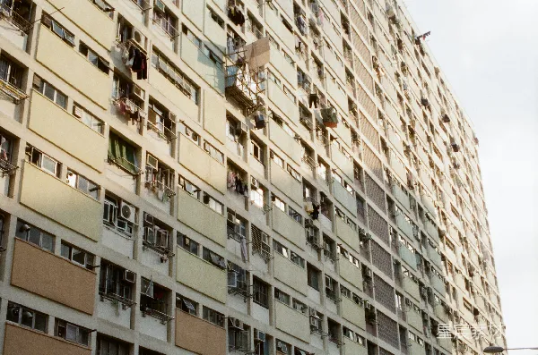 高清摄影 高楼居民生活场景