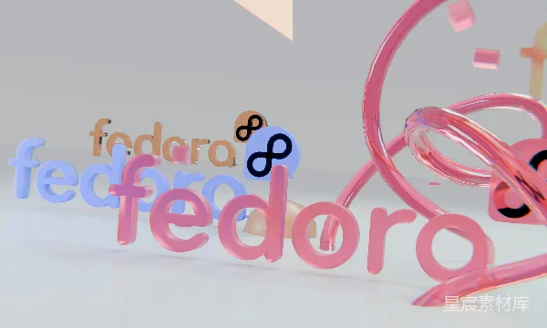 高清摄影 Fedora现代艺术字体展示