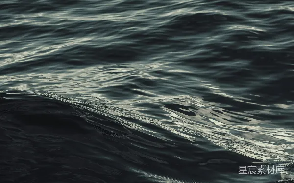 高清摄影 深邃海浪的宁静旋律