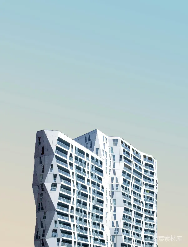 高清摄影 现代建筑：几何美学与自然光线