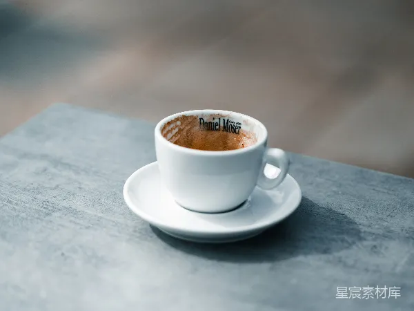 高清摄影 一杯刚喝过的咖啡