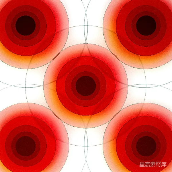高清摄影 红色渐变圆形图案