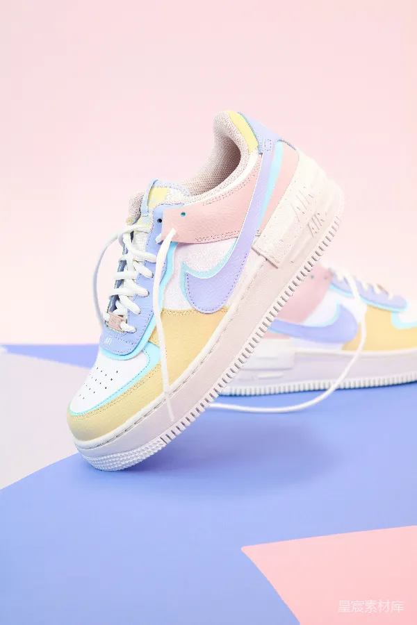 高清摄影 梦幻色彩的Nike Air Force 1