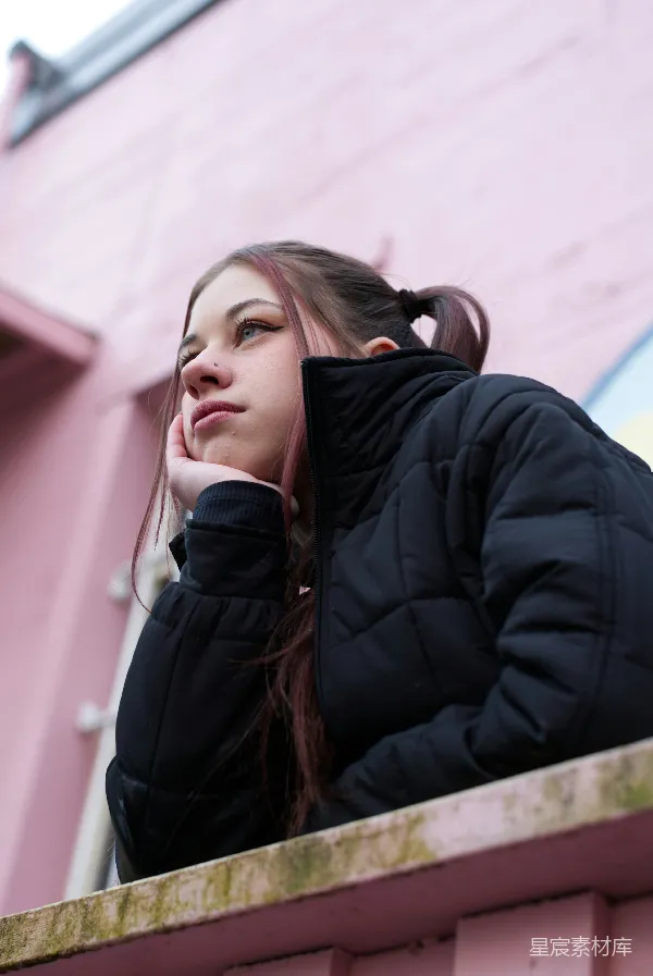 高清摄影 青春女孩的沉思
